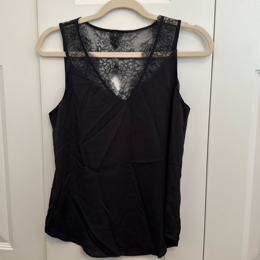 Lacey black tank